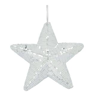 Hanger star disco foam with hanger 38x38x10cm