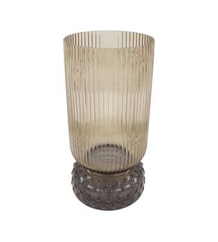 Vase glass 20x20x40cm