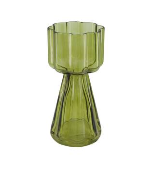 Vase glass 12x12x25.5cm