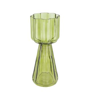 Vase glass 12x12x30.5cm