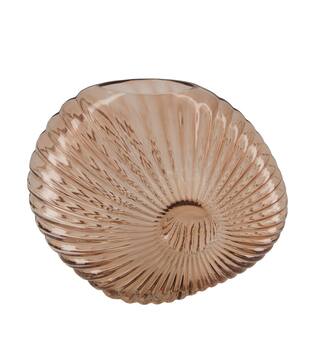Vase glass 30x13x25cm - Pink