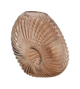 Vase glass 30x13x25cm - Pink