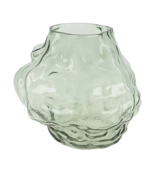Vase glass 28x24.5x24.5cm