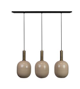 Ceiling light round metal 80x22x130cm