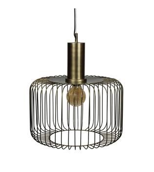 Ceiling light round metal 45x45x50cm - Bronze