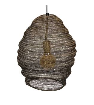 Ceiling light oval metal 37x37x40cm