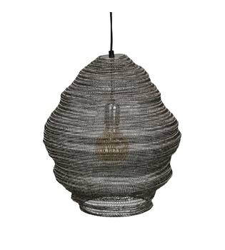 Ceiling light oval metal 37x37x40cm
