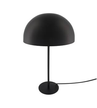 Table lamp round metal 30x30x51cm - Black