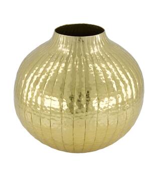 Vase metal 25x25x22cm
