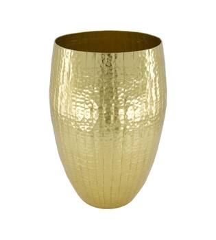 Vase metal 25x25x37cm S/3