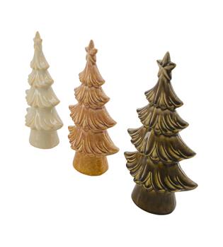 Statue tree ceramic 17x8.5x31cm - Multi