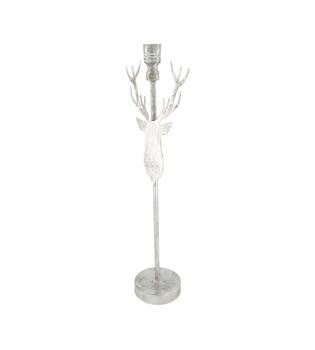 Dinnercandle holder deer metal 16x10.5x51.5cm - Silver