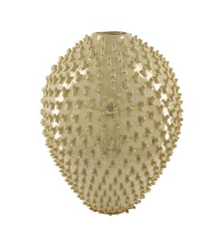 Vase round ceramic 40x40x52cm - White