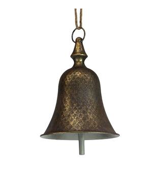 Hanger bell metal 18x18x23cm - Gold