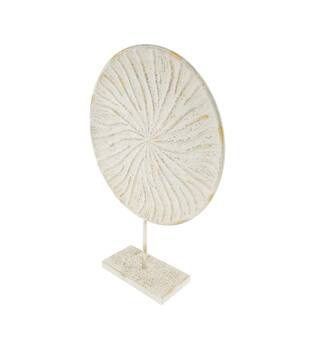 Statue round metal 38x11x54cm