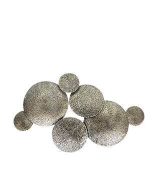 Wall art round metal 117x10.5x68cm