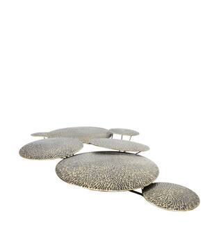 Wall art round metal 117x10.5x68cm