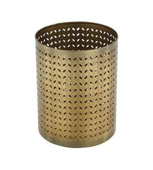 Lantern round metal 12.5x12.5x20.5cm S/3