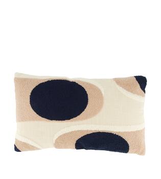 Cushion rectangular tufted pattern cotton 50x30x8cm