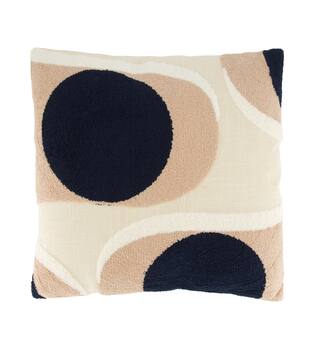 Cushion square tufted pattern cotton 45x45x8cm