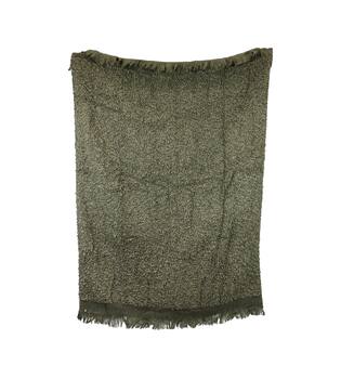 Plaid rectangular boucle polyester 125x150x2cm - Green