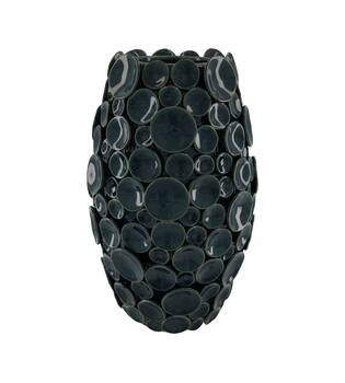 Vase ceramic 24x24x41cm - Blue