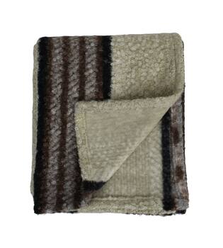 Plaid rectangular teddy polyester 125x150x0.5cm