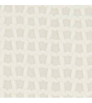 Cushion rectangular chenille polyester 50x30x8cm - White
