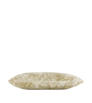 Cushion square polyester with print 45x45x8cm - Cream