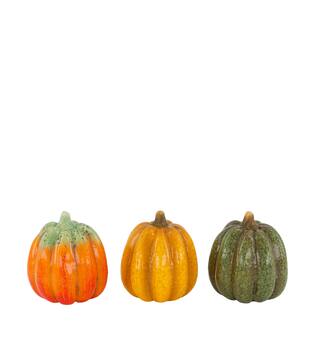 Pumpkin ceramic 9x8.5x9.5cm - Multi