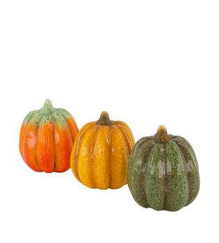 Pumpkin ceramic 9x8.5x9.5cm - Multi