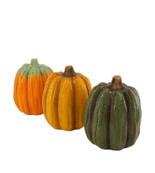 Pumpkin ceramic 13.5x13.5x17cm  - Multi