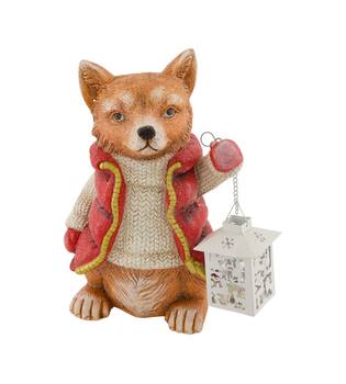 Figurine fox magnesium 23x22.5x34cm - Multi