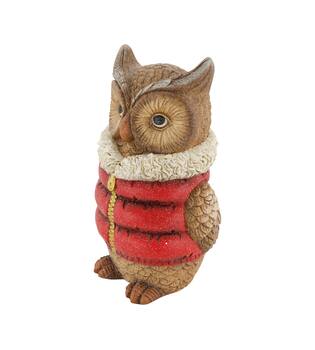 Figurine owl magnesium 21x19x35cm - Multi