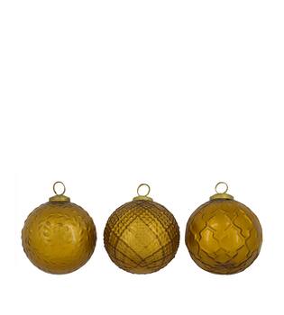Bauble glass 10x10x10cm A/3