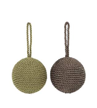 Bauble fabric 10x10x10cm C/2