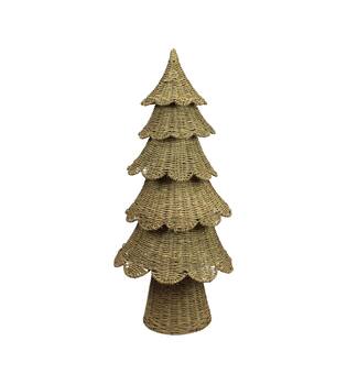 Tree seagrass 52x52x118cm KD - Natural