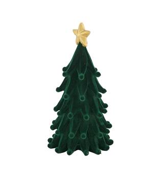 Statue tree polyresin 10.5x10.5x20cm - Green