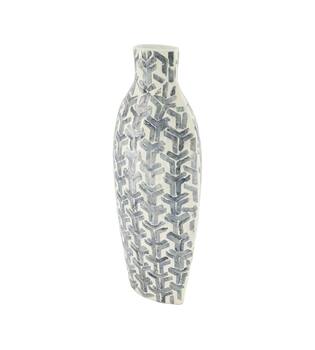 Bottle capiz 18x12x40cm - Grey