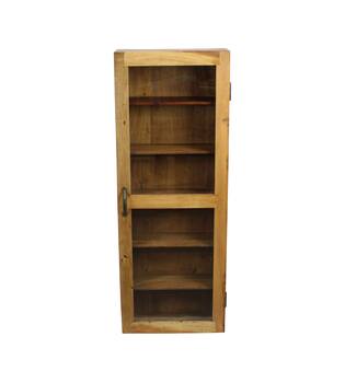 Cabinet rectangular historic wood vintage 40x15x110cm - Brown