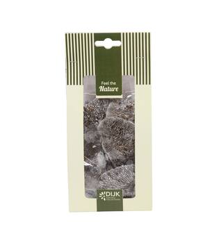 Mushroom sponge nature 10x5x22cm 50gr - Silver