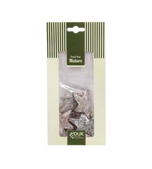 Coconut star nature 10x5x22cm 10pc - White