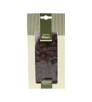 Pinecone birch nature 10x5x22cm 50gr - Natural