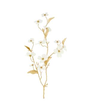 Flower cornus artificial 25x6x87cm - White