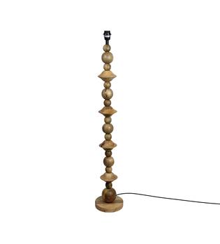 Floor lamp mango wood 18x18x122cm