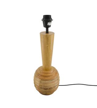 Table lamp mango wood 15x15x45cm