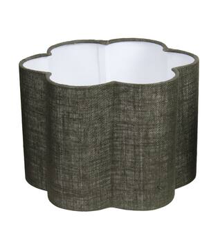 Lamp shade jute fabric 40x40x30cm S/3
