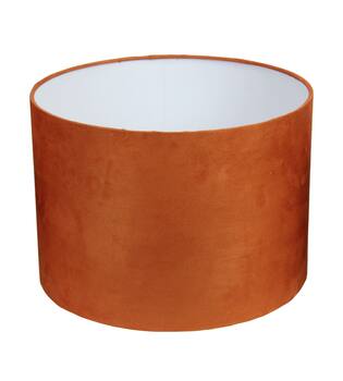 Lamp shade round velvet 40x40x30cm S/3