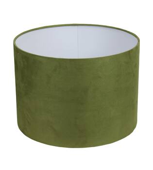 Lamp shade round velvet 40x40x30cm S/3