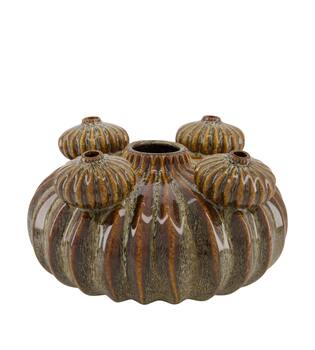 Vase ceramic 25x25x13cm - Brown